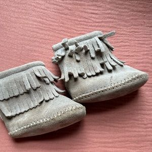 Infant Mocs - fleece lined